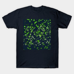 Camouflage Green Bird T-Shirt